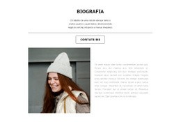 Biografia Do Atleta - Modelo HTML5 Responsivo