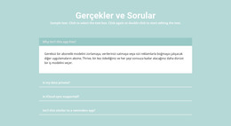 Önemli Sorular - HTML Şablonunun Indirildiği Site