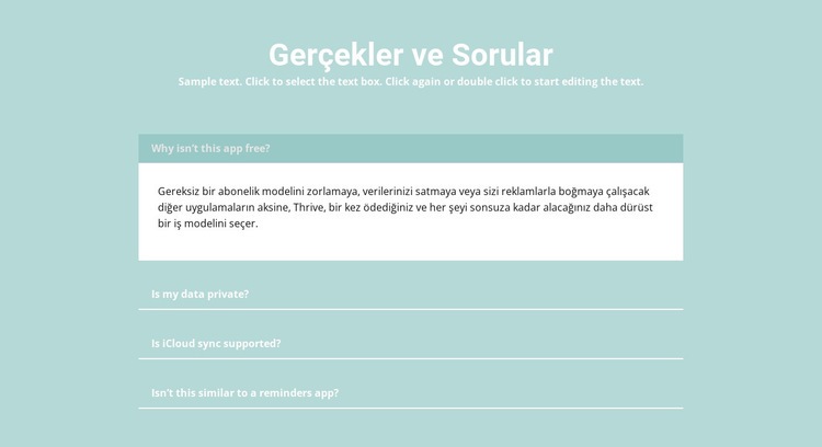 Önemli sorular Web Sitesi Oluşturucu Şablonları