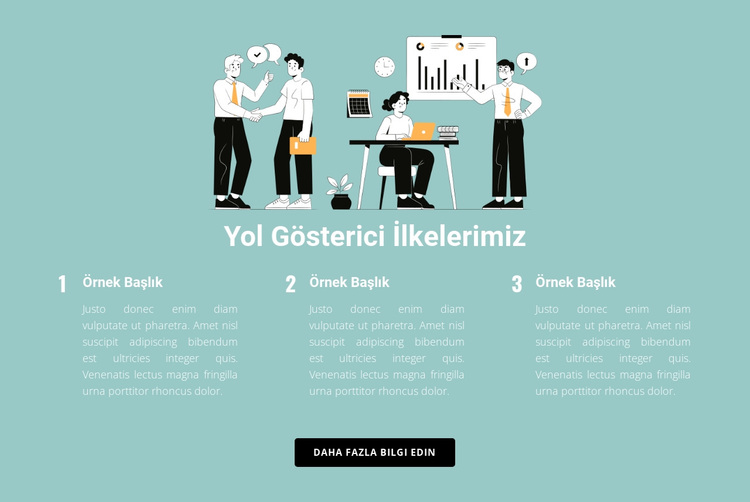 İş hayatında üç kural WordPress Teması