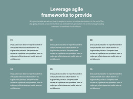 Six Text Blocks - Customizable Professional Website Mockup