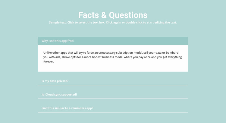 Important questions Website Mockup