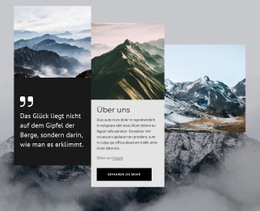 Berge Sind Mein Glücklicher Ort - HTML Website Builder