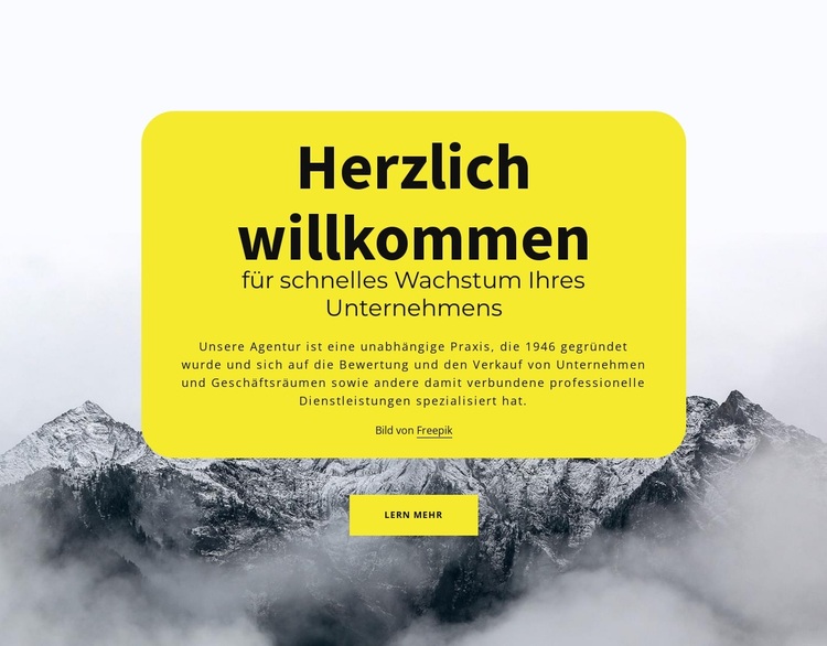 Text in Gruppe WordPress-Theme