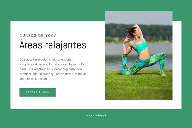 Zonas de relax Plantilla CSS