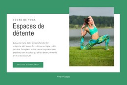 Espaces Détente - Un Magnifique Modèle D'Une Page