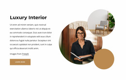 Luxury Interior - Online HTML Generator