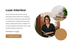 Luxe Interieur - Online-Mockup