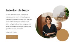 Interior Luxuoso - Online HTML Generator