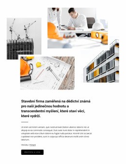 Konstrukce Zaměřená Na Starší Verzi - Webová Šablona