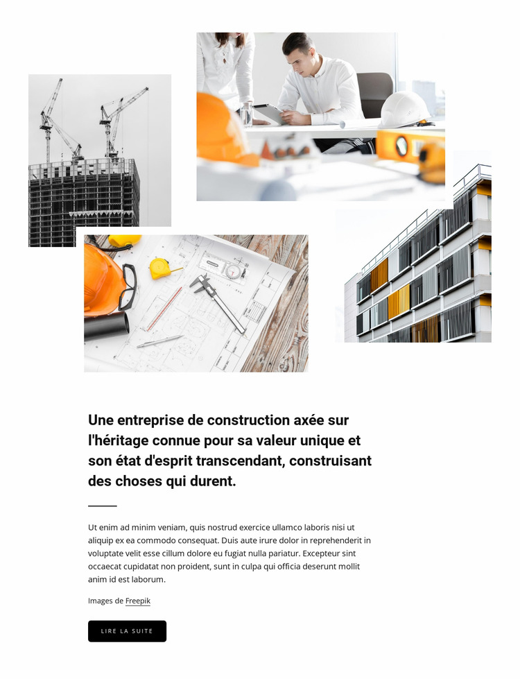 Construction axée sur l'héritage Modèle Joomla