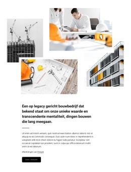 Legacy-Gerichte Constructie - Websitemaker