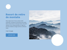 Variaciones Del Tema Bootstrap Para Resort De Montaña