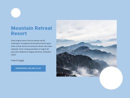 Station De Montagne Modèle Open Source