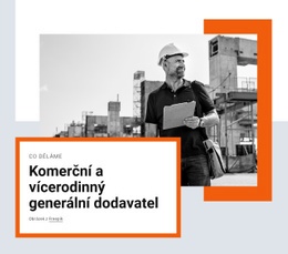 Generální Dodavatel Miltifamily - Základní HTML Šablona