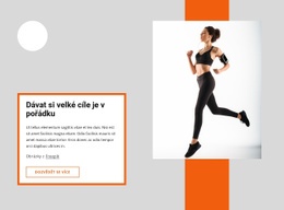 Velké Běžecké Cíle – Bezplatné Šablony Motivů Html5