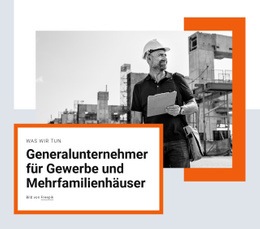 Miltifamily Generalunternehmer - Responsives Design