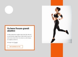CSS Gratuito Per Grandi Obiettivi Di Corsa