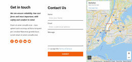 Get In Touch Template - Landing Page