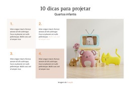 10 Dicas Para Projetar Quartos De Choldren - Landing Page Profissional Personalizável