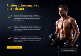 Miglior Abbonamento A Una Palestra - Download Gratuito Del Modello Di Sito Web