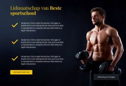 Beste Sportschoollidmaatschap - Bestemmingspagina Met Hoge Conversie