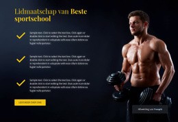 Premium Websitebouwer Voor Beste Sportschoollidmaatschap