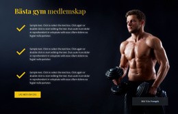 Bästa Gymmedlemskap - Enkel HTML-Mall