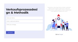 Kontaktformular Für Unternehmen HTML5- Und CSS3-Vorlage