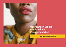 Über Unsere Zusammenarbeit - Website-Vorlage Für Eine Seite