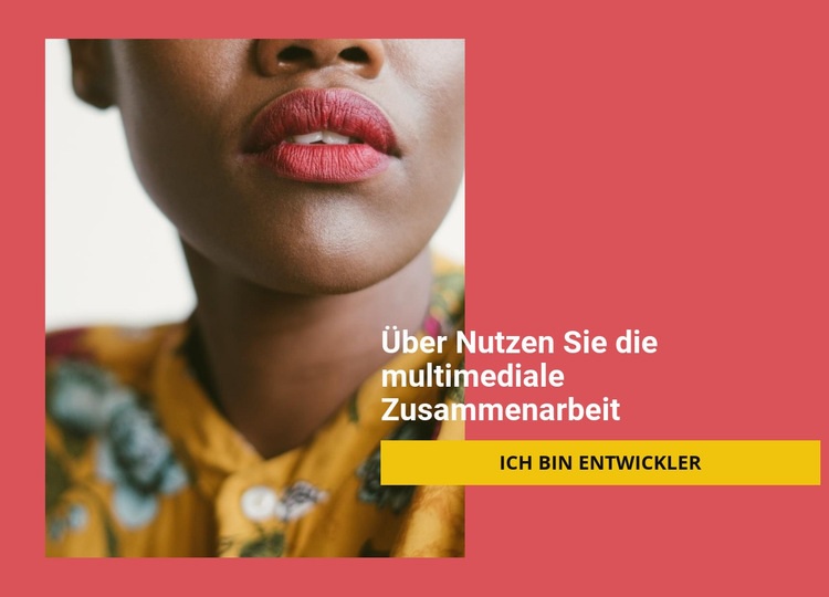 Über unsere Zusammenarbeit Website Builder-Vorlagen