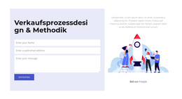 Kontaktformular Für Unternehmen – Fertiges Website-Design