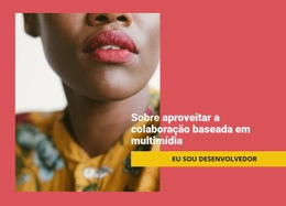 Sobre Nossa Colaboração - Página Inicial De Arrastar E Soltar