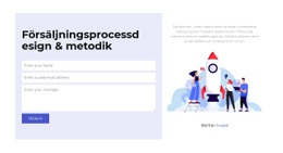 Företagskontaktformulär - Bästa Webbplatsmallen