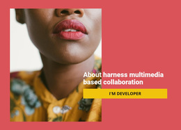 About Our Collaboration - Homepage Design For Inspiration
