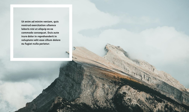 bergketen Joomla-sjabloon