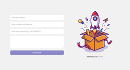 Contactformulier En Foto Gratis Sjablonen