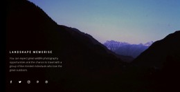 Mountain gorge - CSS Template by Nicepage