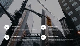 Hohe Konkurrenz Vorlage HTML CSS Responsive