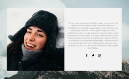 Berühmter Reisender - Moderne Landingpage