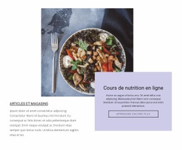 Modèle Web Réactif Pour Salades De Viande