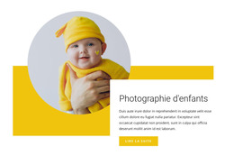 Modèle CSS Pour Photographe Pour Enfants