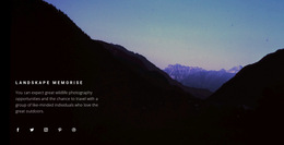 Mountain Gorge - Ultimate HTML5 Template