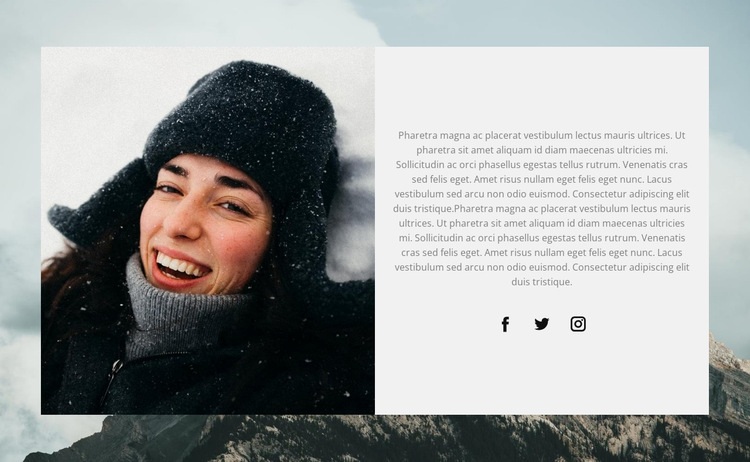 Viaggiatore famoso Mockup del sito web