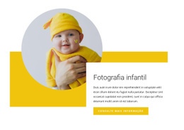 Fotógrafo Infantil - Modelo De Uma Página