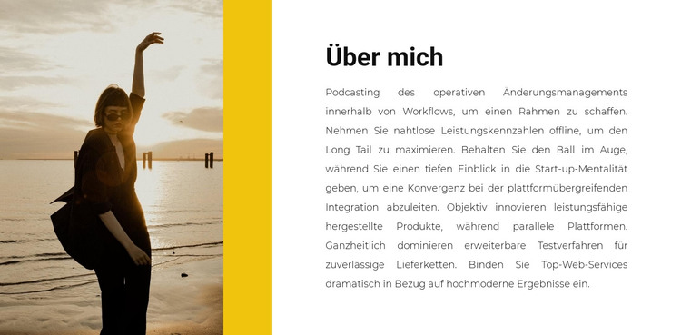 Über Reiseführer HTML-Vorlage