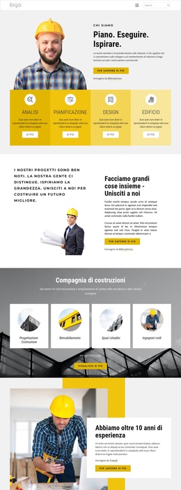 Progetti Edilizi - Fantastico Tema WordPress