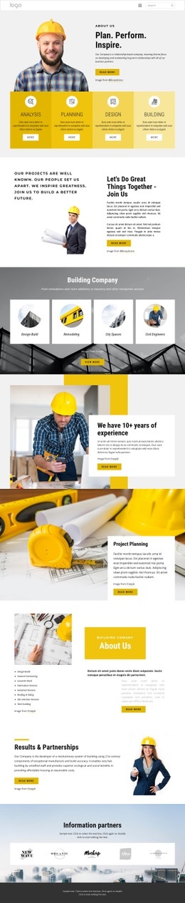 Meet our team of architects - Web Page Design by Nicepage