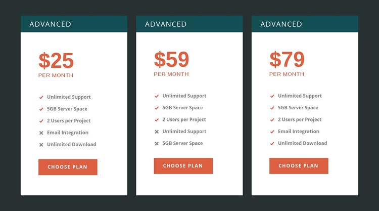 Premium pricing Webflow Template Alternative