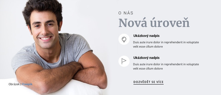 Nová úroveň Šablona CSS